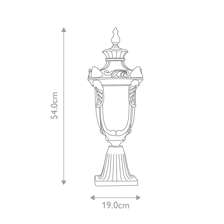 Elstead - Venkovní lampa PHILADELPHIA 1xE27/60W/230V IP44 bronzová